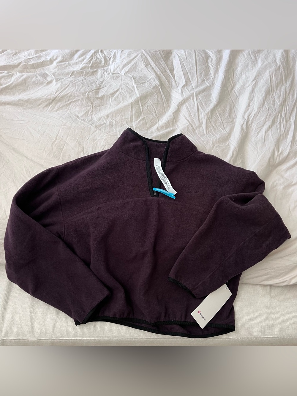 New With Tag! Half-Zip Fleece Pullover - Sequoia. Size Small